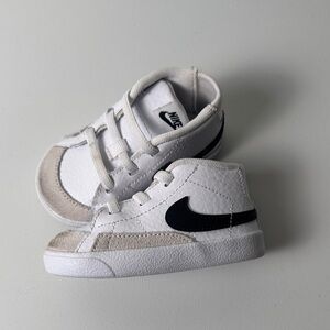 Toddler Nike Blazer Slip on White/Gray Sneakers Size 4C